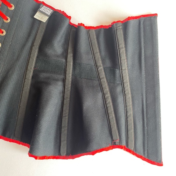 North Bound Leather Women’s Satin Red Underbust Cincher / Corset - Picture 8 of 13